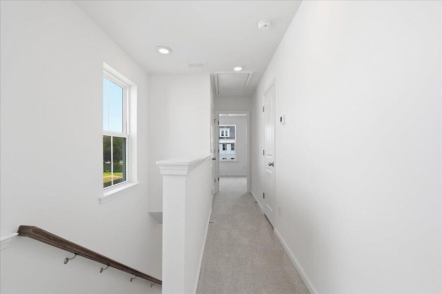 Spacious, unfurnished interior of a new home in Clear Springs Townhomes, North Charleston (Image 15). Spacious, unfurnished interior of a new home in Clear Springs Townhomes, North Charleston (Image 15).