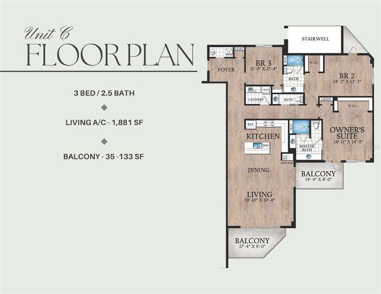 2D floor plan layout of this home in , Clearwater, FL (Image 6). 2D floor plan layout of this home in , Clearwater, FL (Image 6).