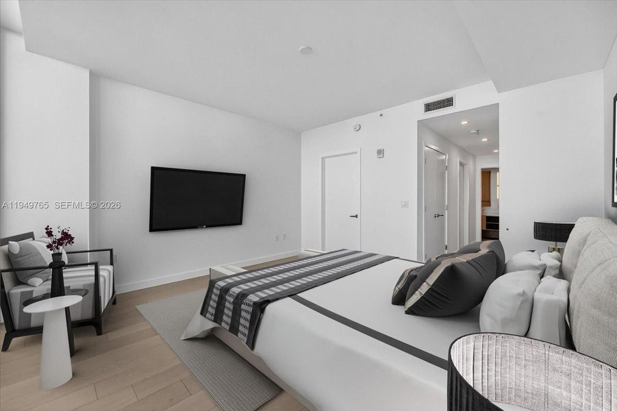 Furnished interior view inside a new home in , Bay Harbor Islands (Image 15).