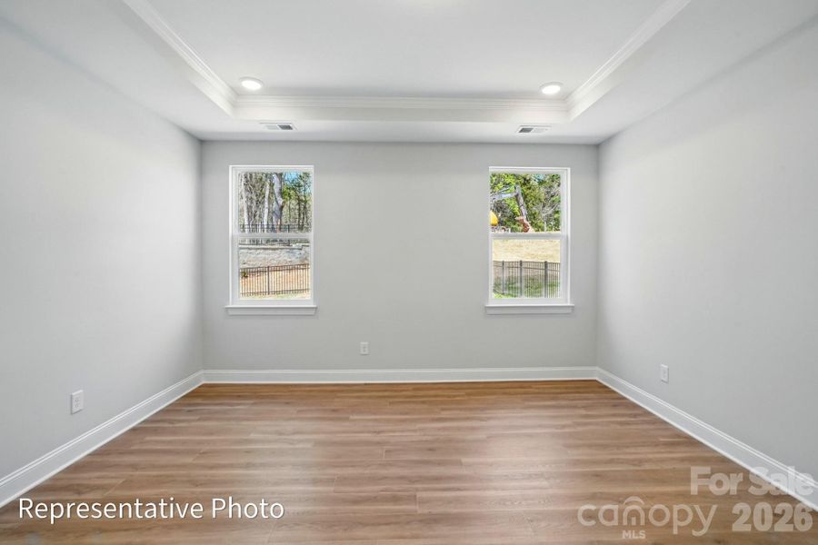 Spacious, unfurnished interior of a new home in Villas at Prestwick, Mooresville (Image 19). Spacious, unfurnished interior of a new home in Villas at Prestwick, Mooresville (Image 19).