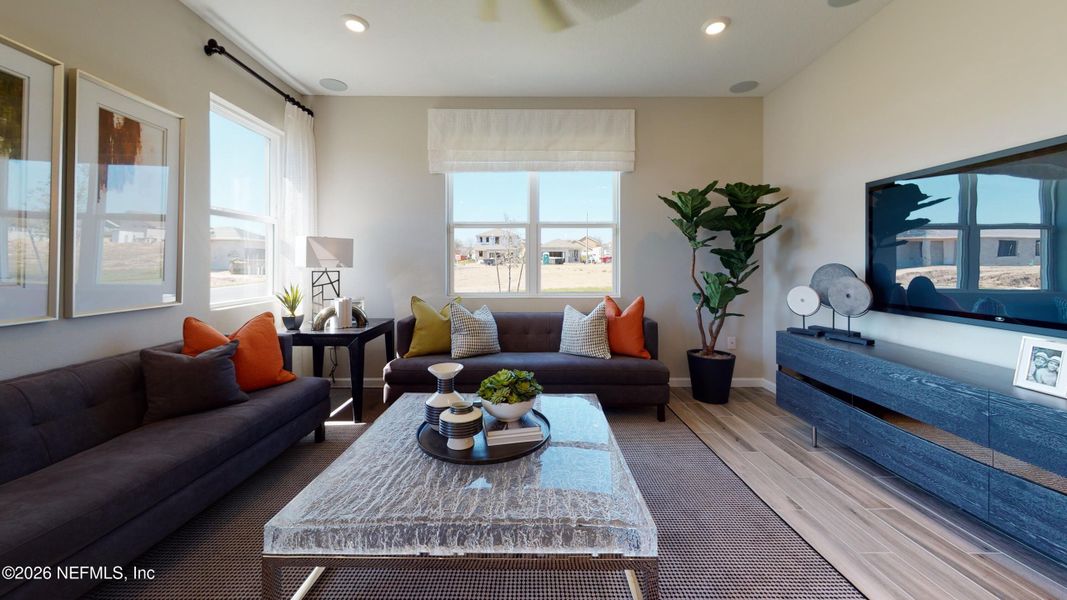 Furnished interior view inside a new home in , St. Augustine (Image 11).