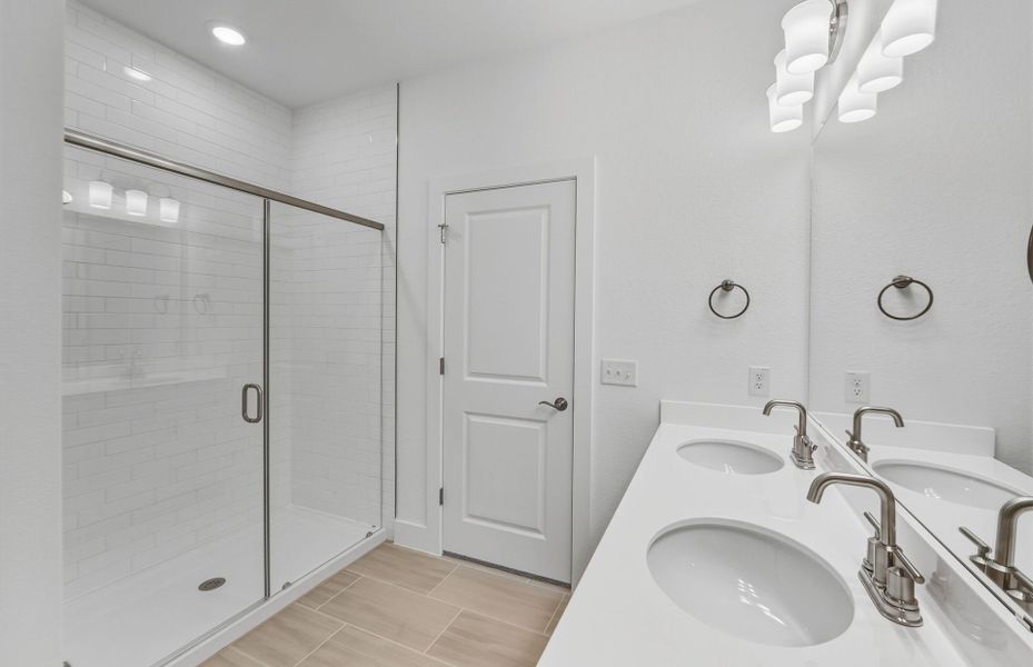 Furnished interior view inside a new home in Saddleback at Santa Rita Ranch, Liberty Hill (Image 7).