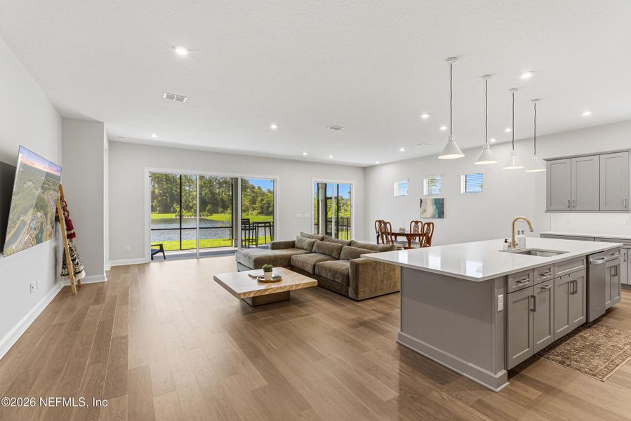 Furnished interior view inside a new home in RiverTown, St. Johns (Image 9).