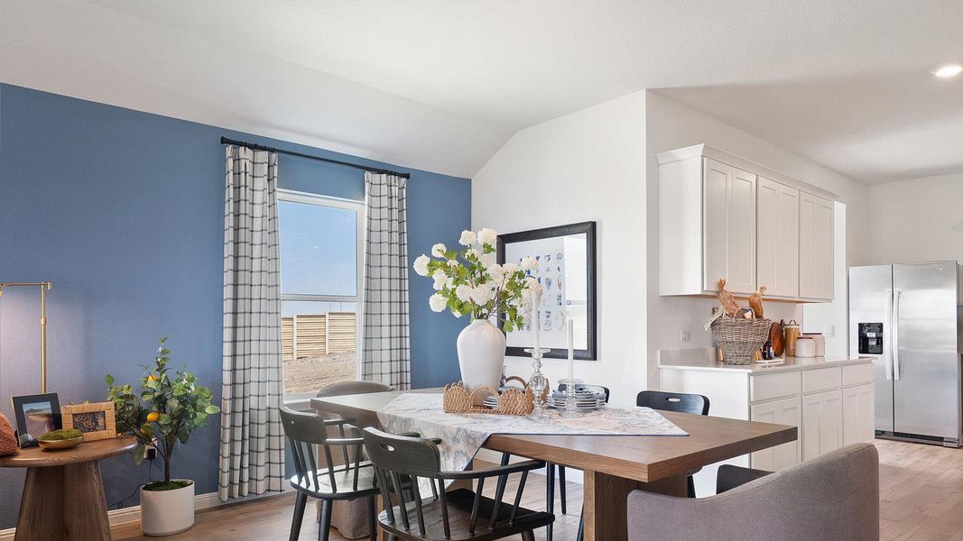 Furnished interior view inside a new home in Monarch Ranch, Manor (Image 21).