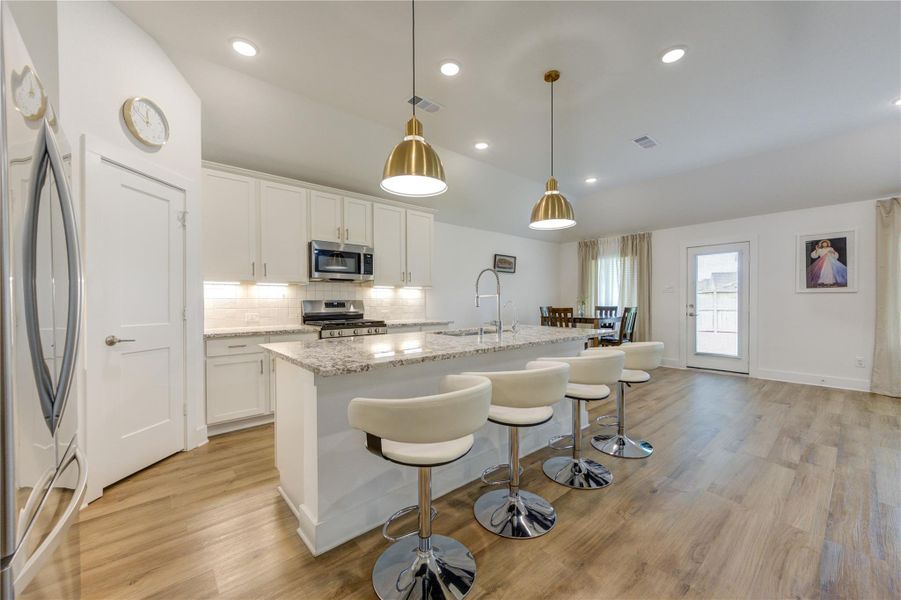 Furnished interior view inside a new home in Marvida, Cypress (Image 8).