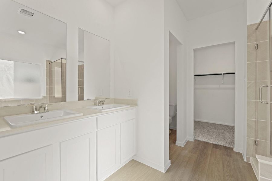Furnished interior view inside a new home in New Waverly Station, New Waverly (Image 7).