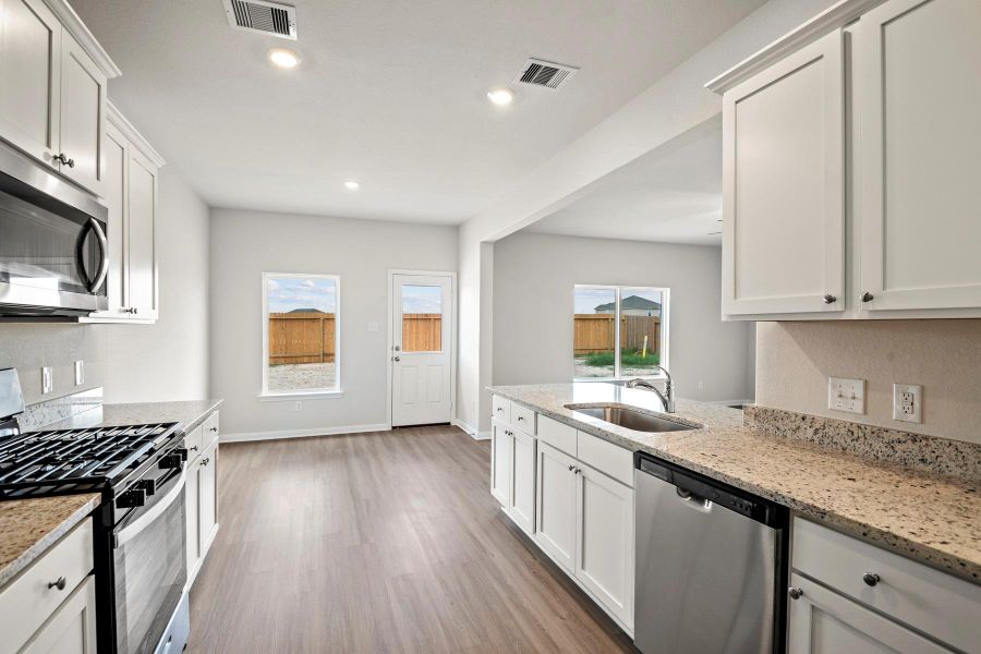 Furnished interior view inside a new home in Trails at Cochran Ranch, Waller (Image 8).