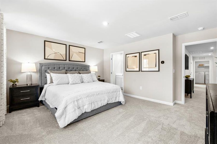 Representative furnished interior of a home built from the Woodford by Ryan Homes in Liberty Grove Single Family Homes, China Grove (Image 36). Representative furnished interior of a home built from the Woodford by Ryan Homes in Liberty Grove Single Family Homes, China Grove (Image 36).