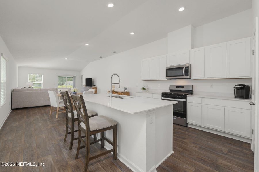 Furnished interior view inside a new home in , Bunnell (Image 18).