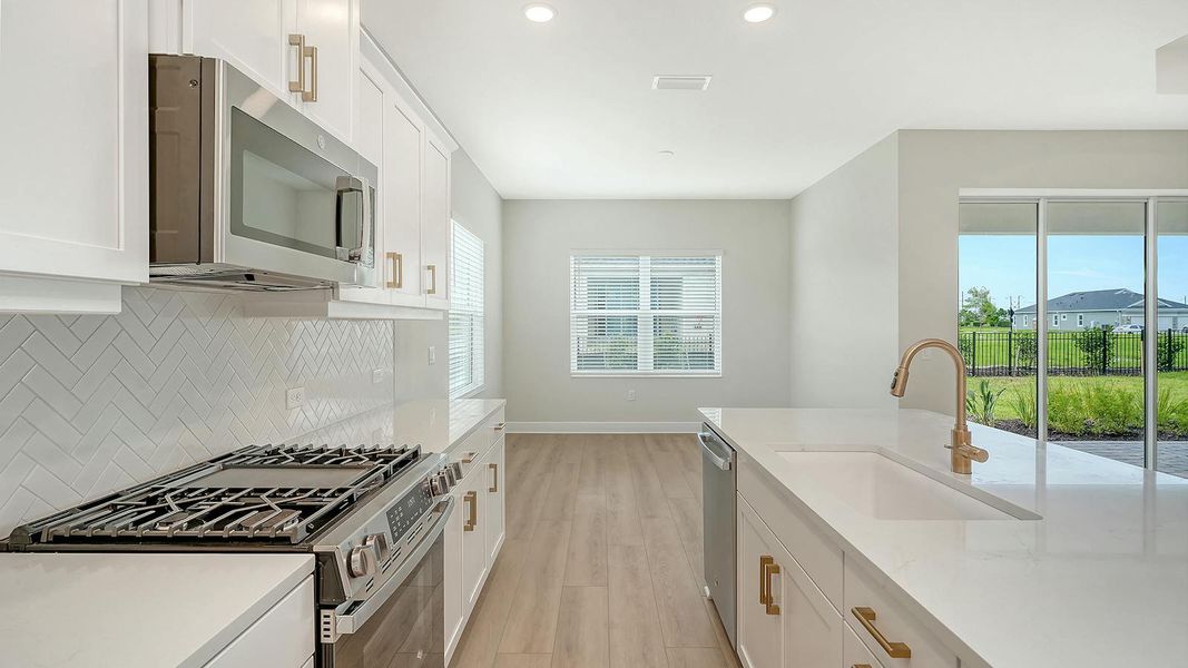 Furnished interior view inside a new home in Wildleaf Real Estate and Homes for Sale in Parrish, FL - Neal Communities, Parrish (Image 9).