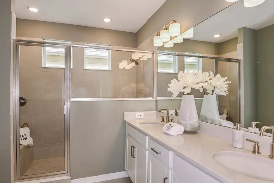 Furnished interior view inside a new home in Harvest at Ovation, Winter Garden (Image 4). Furnished interior view inside a new home in Harvest at Ovation, Winter Garden (Image 4).