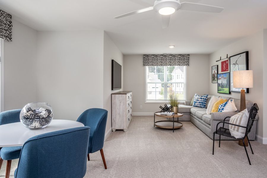 Representative furnished interior of a home built from the Brooks by McKee Homes in Terrapin, Leland (Image 6).