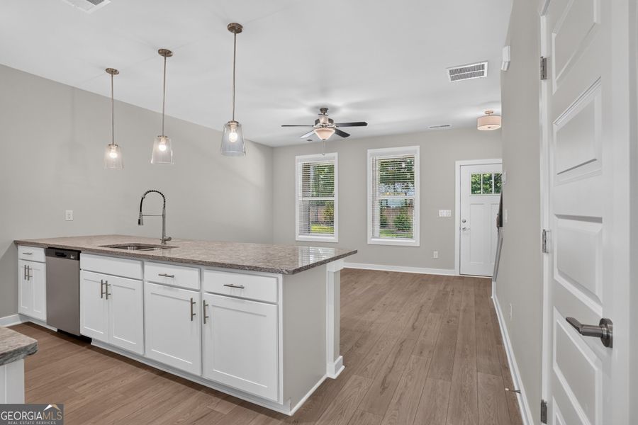 Furnished interior view inside a new home in The Cottages at East Lanier, Fayetteville (Image 4).