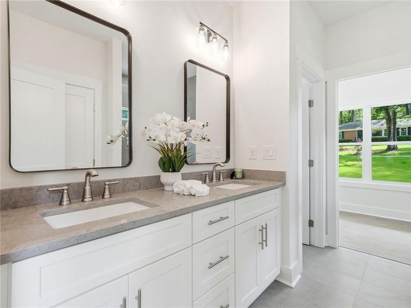 Furnished interior view inside a new home in , Marietta (Image 14).