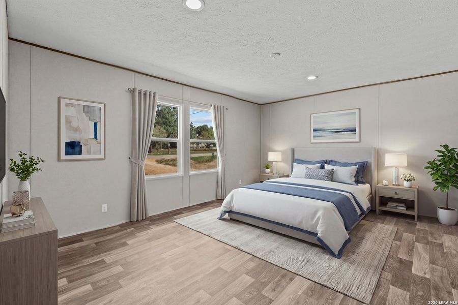Furnished interior view inside a new home in , Floresville (Image 6).