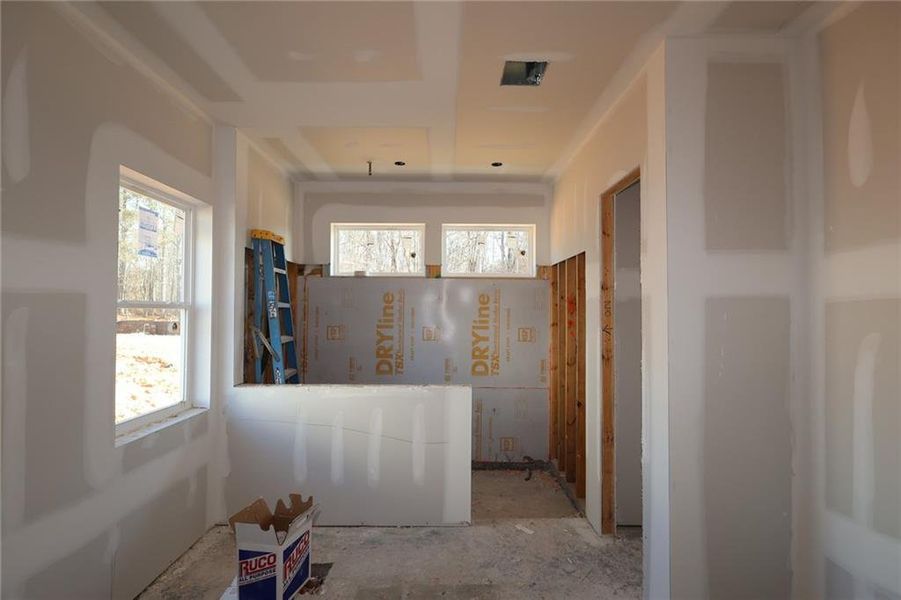 In-progress construction of a new home in Meadow Brook Farms, Cumming, GA (Image 6).