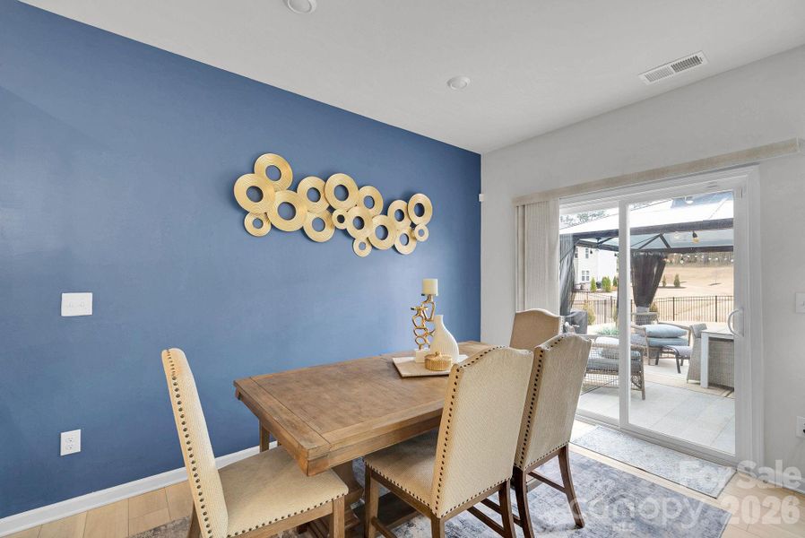 Furnished interior view inside a new home in Falls Cove at Lake Norman, Troutman (Image 12).