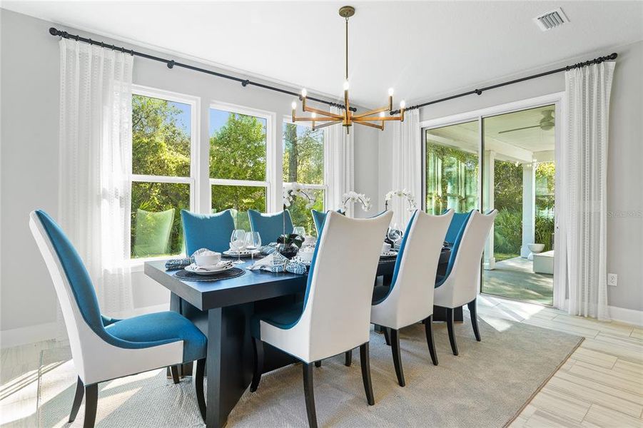 Furnished interior view inside a new home in Coastal Gardens, Palm Coast (Image 10).