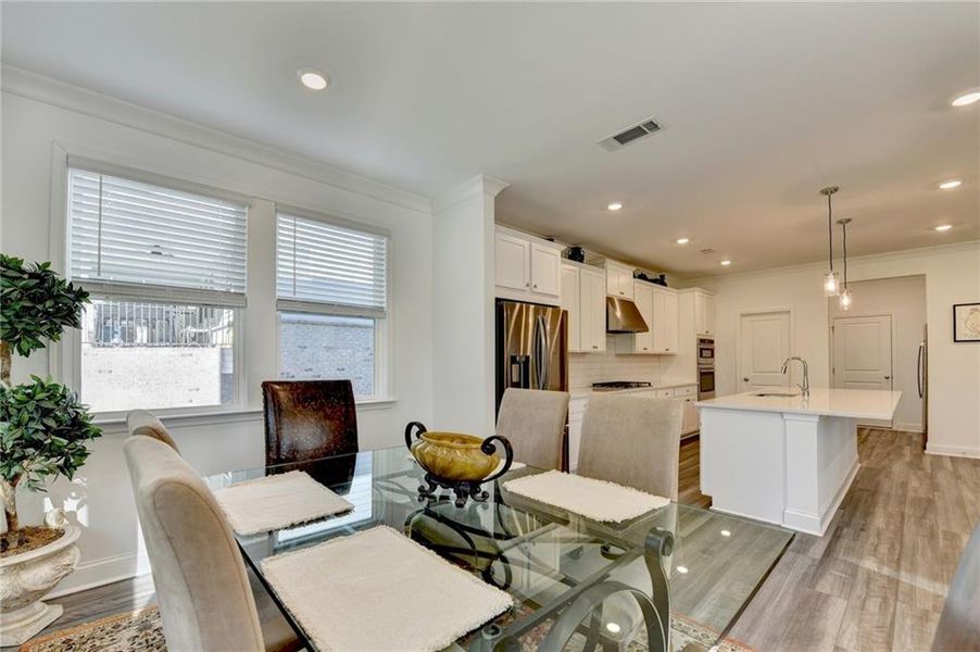 Furnished interior view inside a new home in Bailey Fence, Dacula (Image 39).
