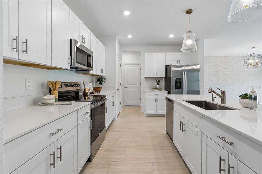 Furnished interior view inside a new home in , Land O' Lakes (Image 8).