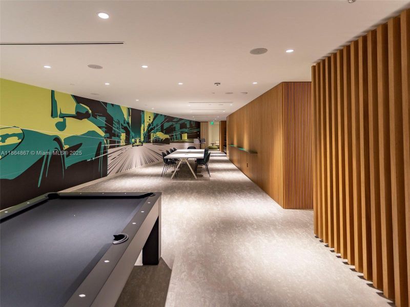 Furnished interior view inside a new home in , Miami (Image 53).