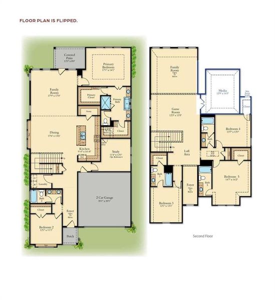 You'll love the open and flowing main floor paired with spacious bedroom, both upstairs and down, that our 4204 plan has to offer!