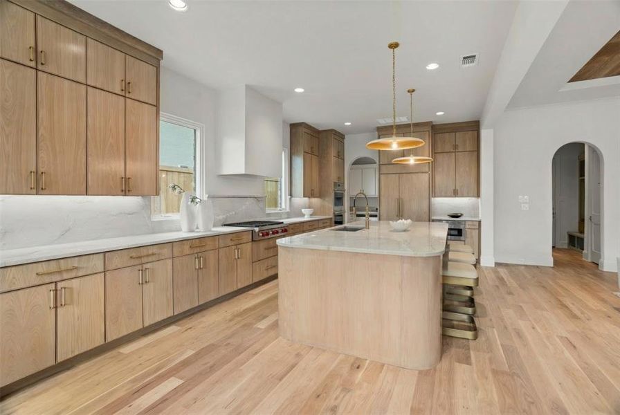 Furnished interior view inside a new home in , Dallas (Image 15).