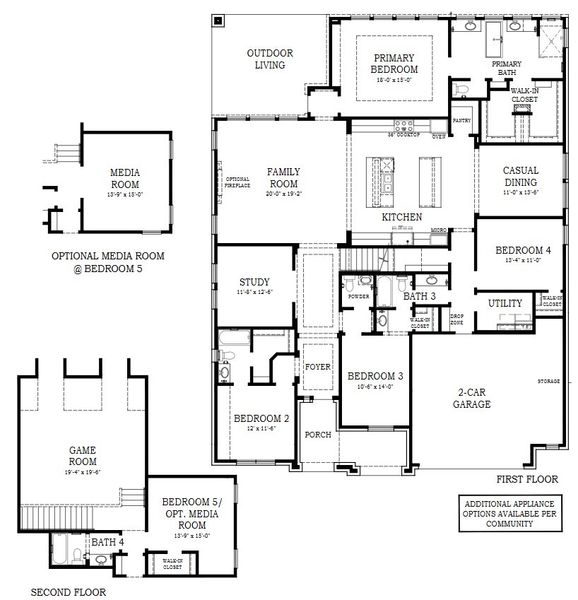 2D floor plan layout for the Banbury 65′ by Chesmar Homes in Prominence – Now Selling, San Antonio, TX (Image 3). 2D floor plan layout for the Banbury 65′ by Chesmar Homes in Prominence – Now Selling, San Antonio, TX (Image 3).