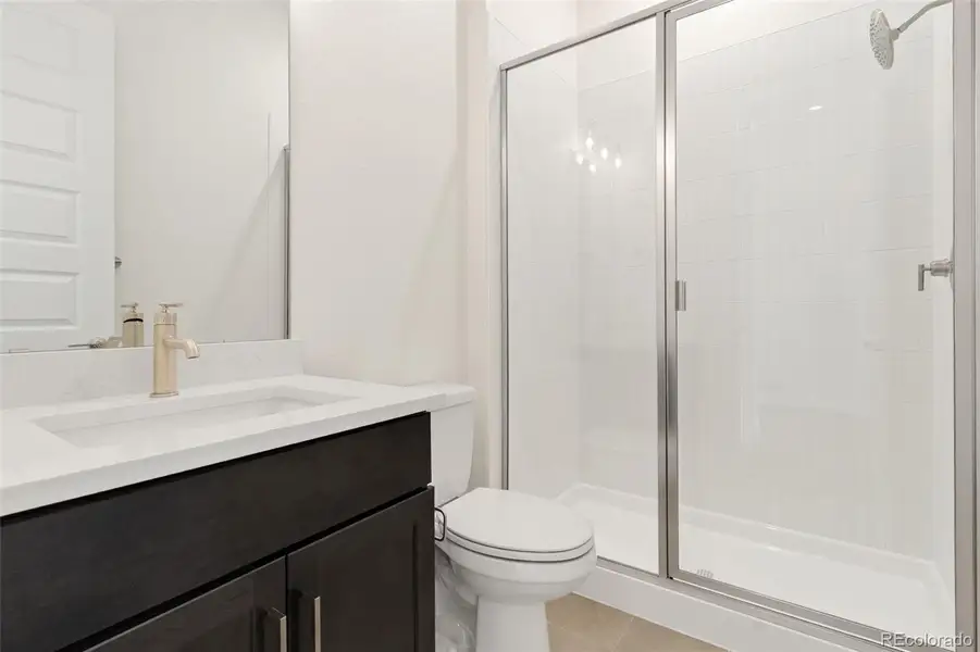 Furnished interior view inside a new home in Kitchel Lake at Serratoga Falls, Timnath (Image 4).