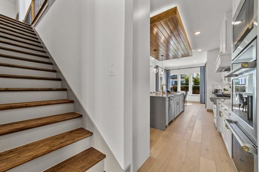 Representative furnished interior of a home built from the Diana by Landon Homes in Lexington Frisco, Frisco (Image 14).