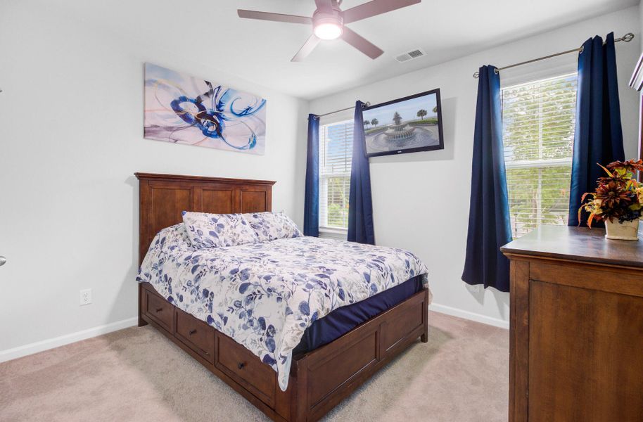 Furnished interior view inside a new home in Limehouse Village: Row Collection, Summerville (Image 16).