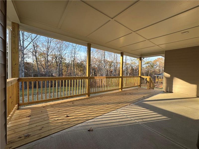 Exterior details and patio area of a home in Tuscany Hills, Douglasville (Image 3). Exterior details and patio area of a home in Tuscany Hills, Douglasville (Image 3).