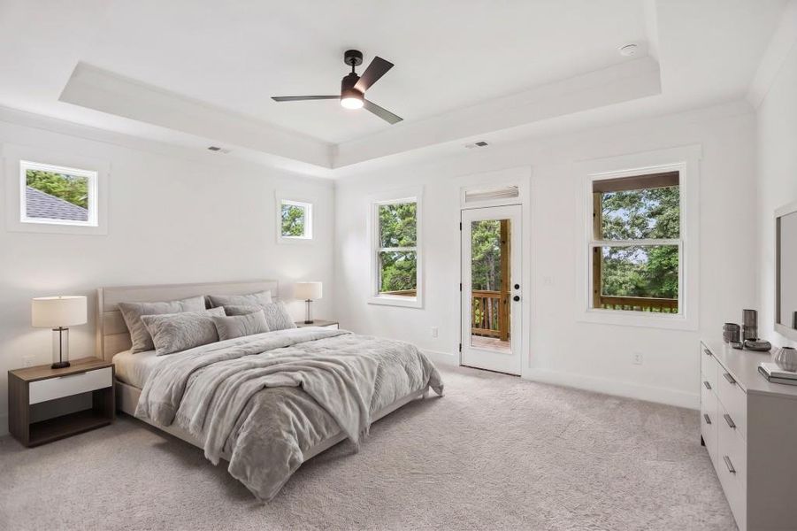 Furnished interior view inside a new home in , Marietta (Image 13).