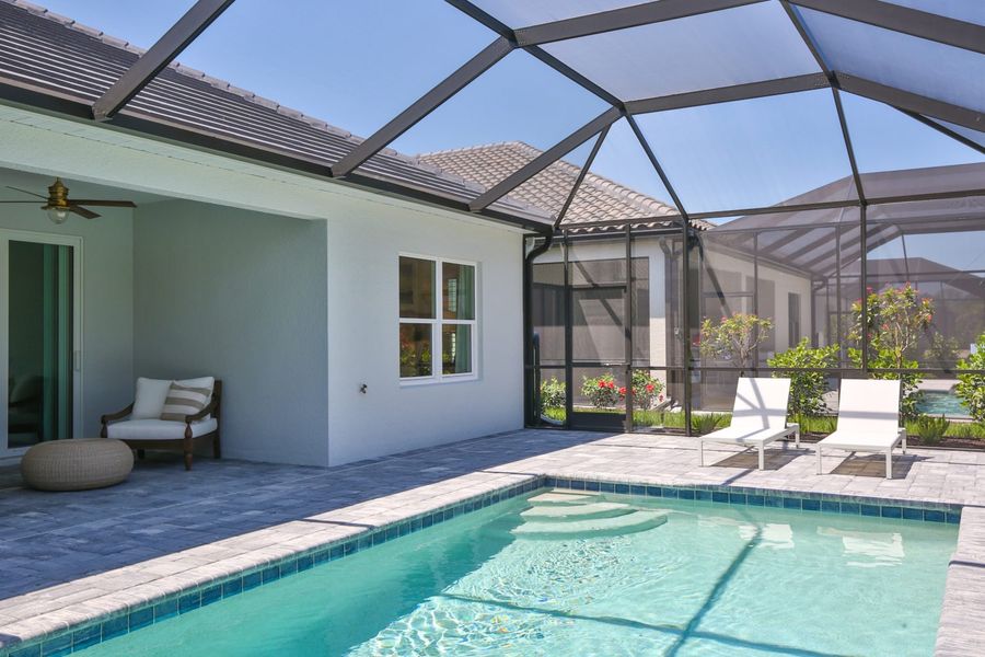 Representative exterior details of a home built from the Lighthouse by Neal Communities in Boca Royale Golf & Country Club at Wellen Park, Englewood (Image 28).