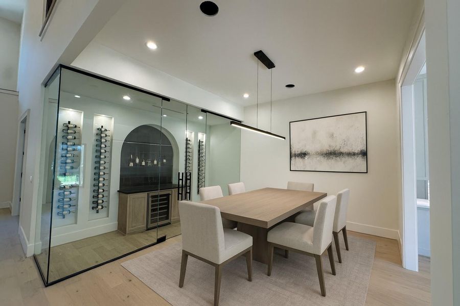 Dining Room. Professionally rendered/staged photo from actual photo of home.