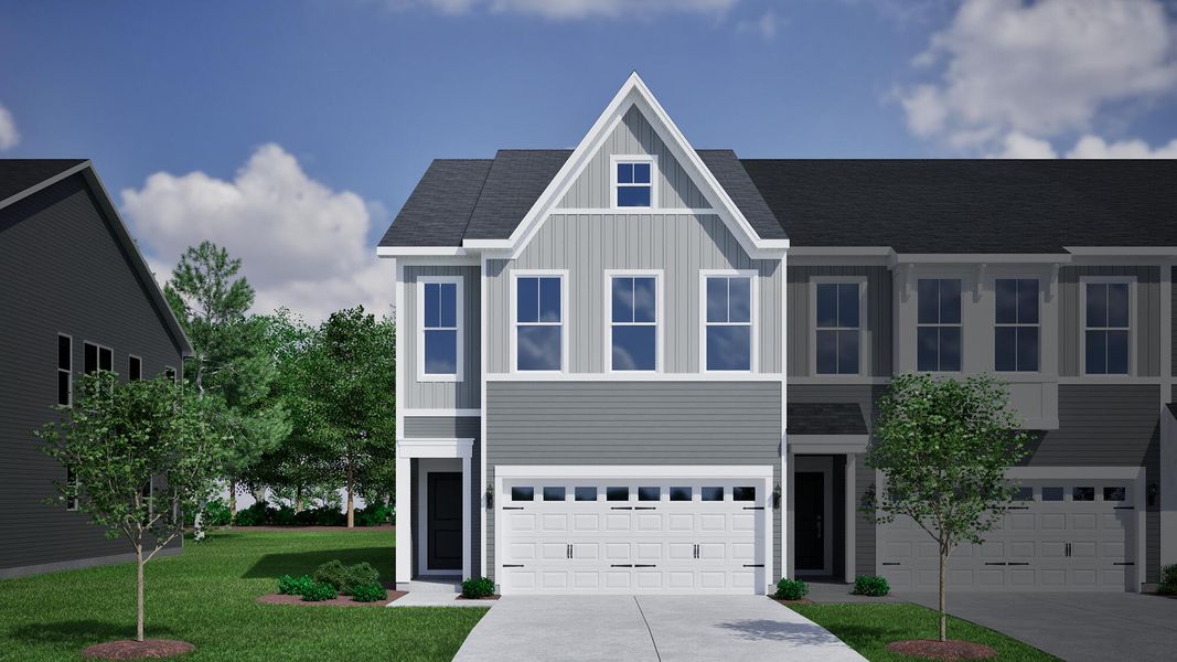 Front exterior of a new home in , Summerville, SC, highlighting curb appeal (Image 1). Front exterior of a new home in , Summerville, SC, highlighting curb appeal (Image 1).
