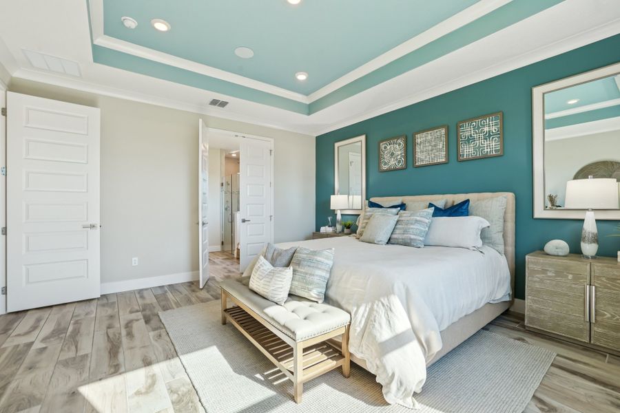 Representative furnished interior of a home built from the Atlantis by Maronda Homes in The Vue, Satellite Beach (Image 26).