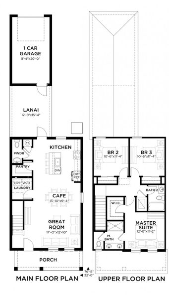 2D floor plan layout for the Bellini by Casa Fresca Homes in Pasadena Ridge, Dade City, FL (Image 3). 2D floor plan layout for the Bellini by Casa Fresca Homes in Pasadena Ridge, Dade City, FL (Image 3).
