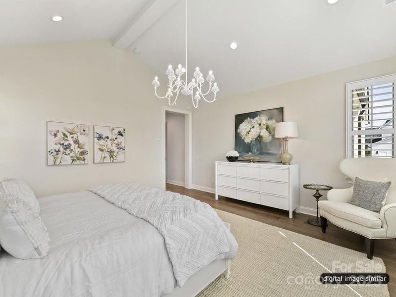 Furnished interior view inside a new home in McLean - South Shore, Clover (Image 17).