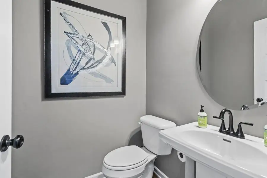 Furnished interior view inside a new home in Townes At The Stiles, Cartersville (Image 11).