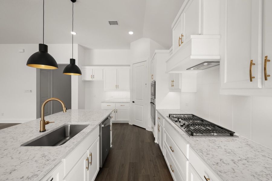 Furnished interior view inside a new home in Bridgewater, Midlothian (Image 12).