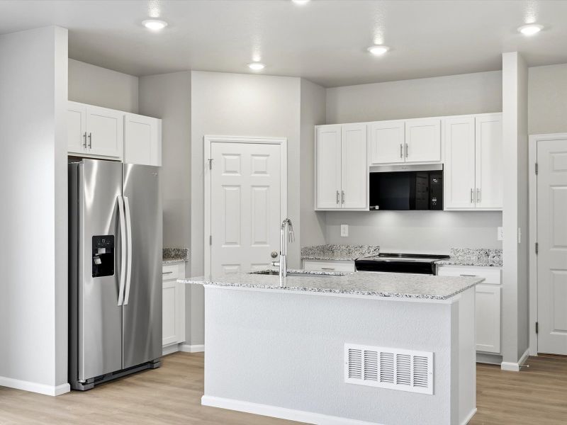 Furnished interior view inside a new home in York Station, Thornton (Image 3).
