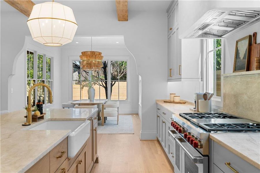 Furnished interior view inside a new home in , Atlanta (Image 28).