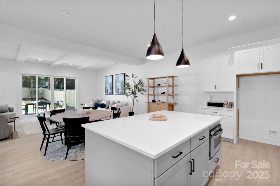 Furnished interior view inside a new home in , Charlotte (Image 15).