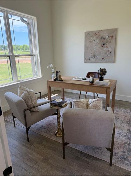 Furnished interior view inside a new home in , Weatherford (Image 7).