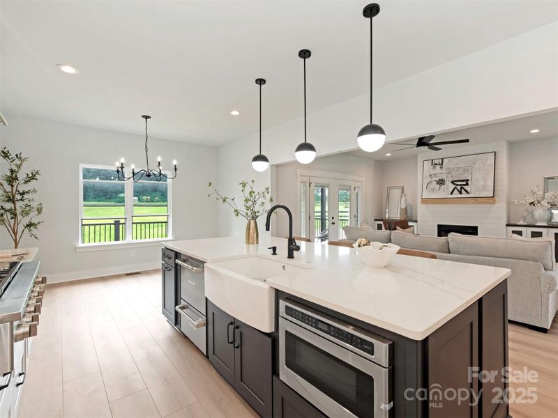 Furnished interior view inside a new home in , Waxhaw (Image 3).