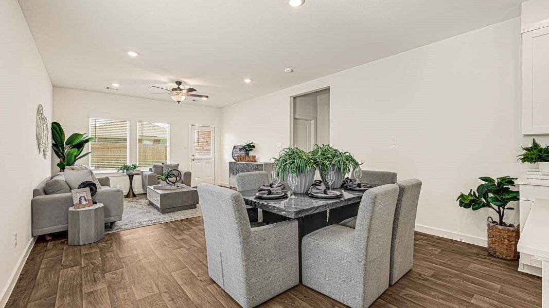 Furnished interior view inside a new home in Emberly, Beasley (Image 9).