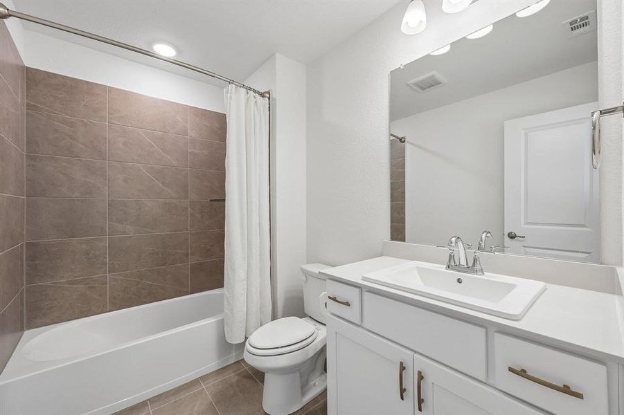 Furnished interior view inside a new home in Painted Tree, McKinney (Image 24).