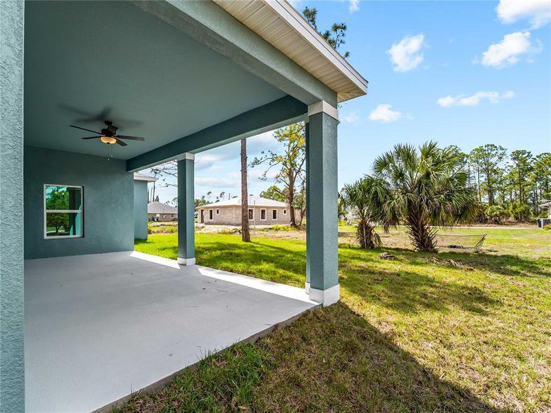 Exterior details and patio area of a home in , North Port (Image 30).