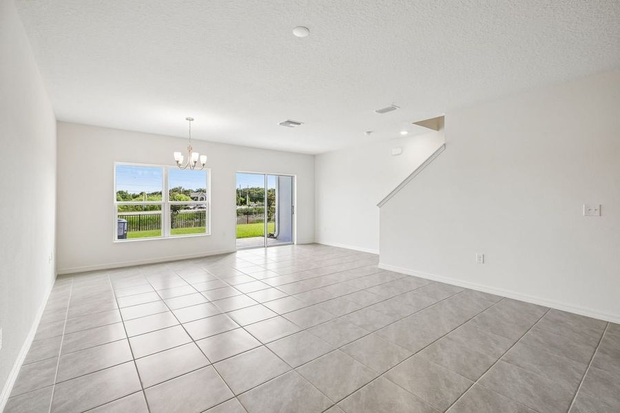 Spacious, unfurnished interior of a new home in Reserve at Forest Lake Townhomes, Lake Wales (Image 11). Spacious, unfurnished interior of a new home in Reserve at Forest Lake Townhomes, Lake Wales (Image 11).